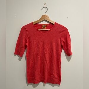 Tory Burch Cashmere Short-Sleeve Sweater